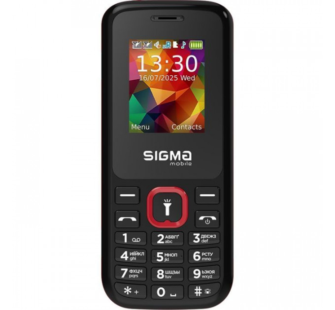 Мобільний телефон Sigma X-style 171 MINI Black-Red (4827798813744)