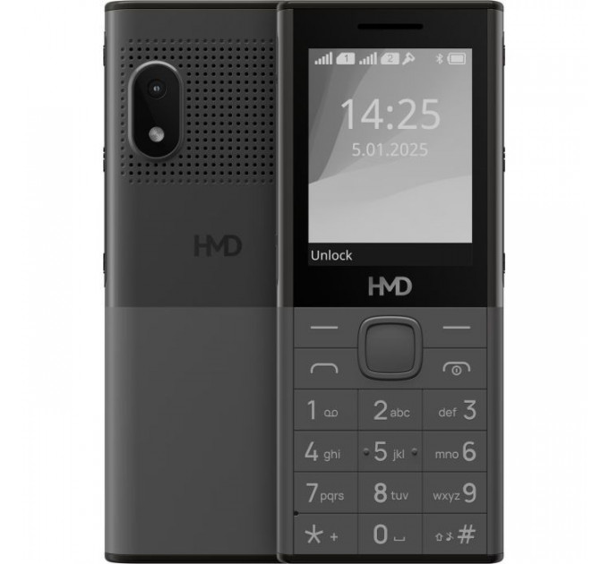 Мобильный телефон HMD 150 MUSIC DS Dark Grey