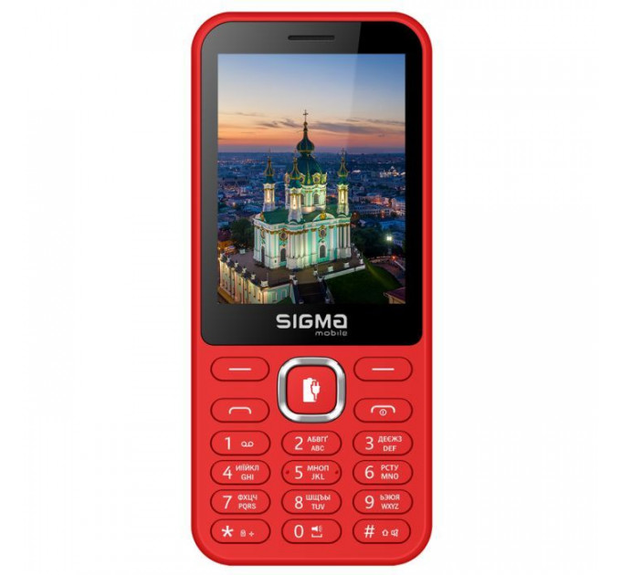Мобильный телефон Sigma X-Style 31 Power Type-C Red (4827798855058)