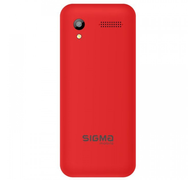 Мобильный телефон Sigma X-Style 31 Power Type-C Red (4827798855058)