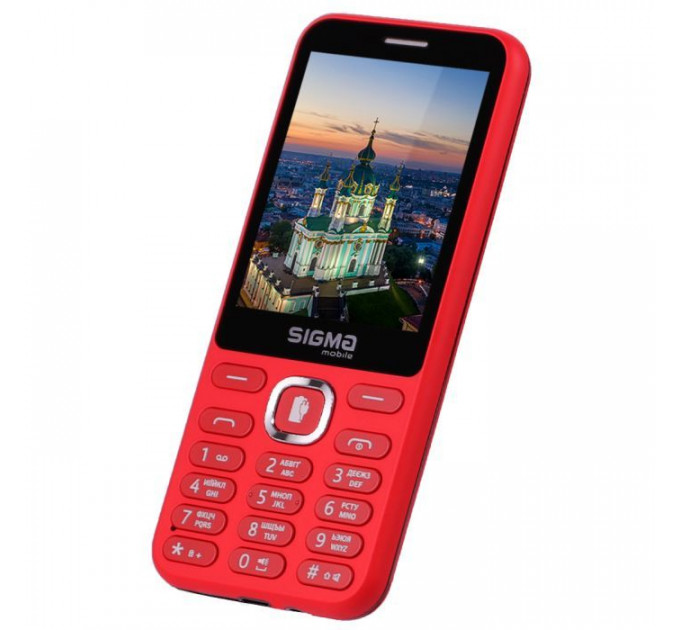 Мобильный телефон Sigma X-Style 31 Power Type-C Red (4827798855058)