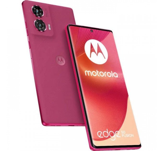 Мобільний телефон Motorola Edge 50 Fusion 8\/256GB Hot Pink (PB3T0060UA)