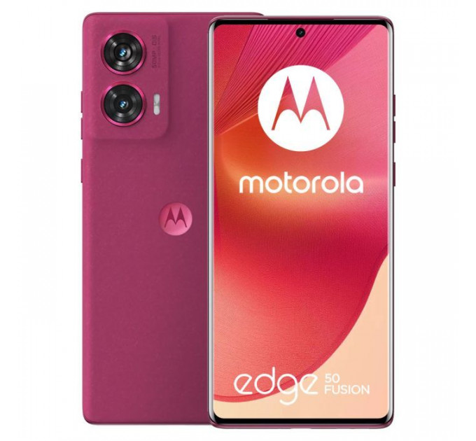 Мобільний телефон Motorola Edge 50 Fusion 8\/256GB Hot Pink (PB3T0060UA) Мобільний телефон Motorola Edge 50 Fusion 8\/256GB Hot Pink (PB3T0060UA)