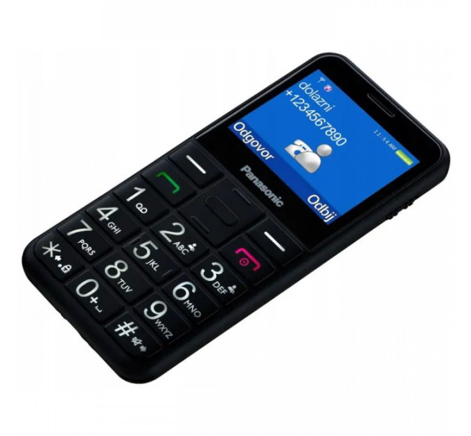 Мобільний телефон Panasonic KX-TU155 Black (KX-TU155EXBN)