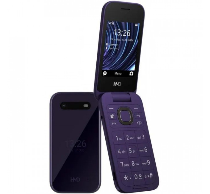 Мобильный телефон HMD 2660 4G Flip DS Violet