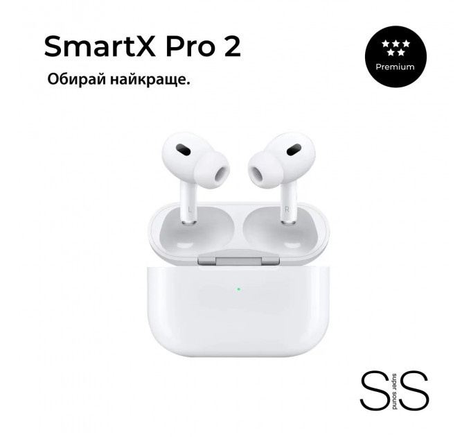 Навушники бездротові TWS SmartX Pro 2 Premium Bluetooth навушники з мікрофоном SAP2P