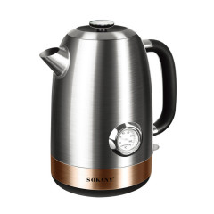 Електрочайник Sokany SK1031SS із термометром 1.7 л