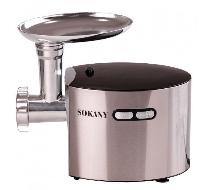 М'ясорубка Sokany SK091 для дому 2500 Вт сталь