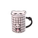 Чашка фарфорова The Panda 350мл з блюдцем та ложкою HPCY8369C