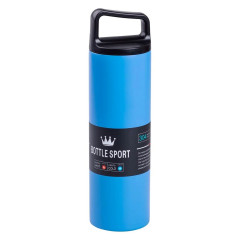 Термос металевий 500 мл Bottle Sport із вакуумною ізоляцією синій HPGM5009BL