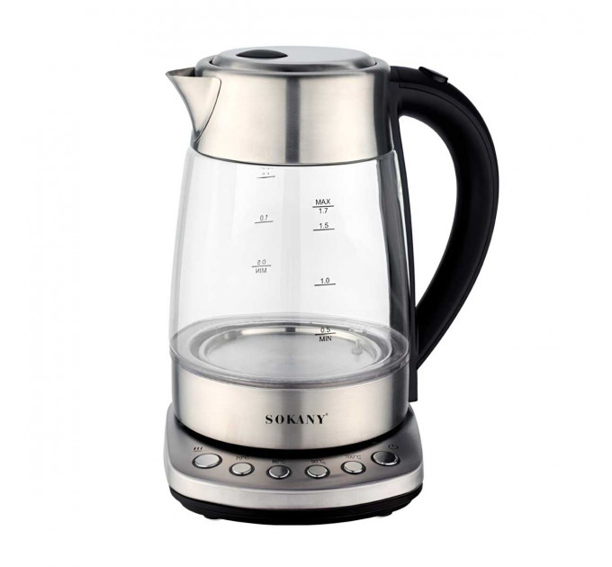 Електрочайник Sokany SK-09003 з підсвічуванням 1,7 л
