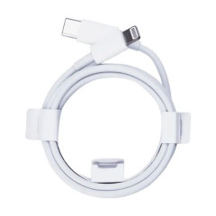 Кабель для зарядки USB-C/lightning 1 м білий UR517