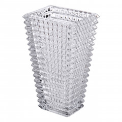 Прямокутна декоративна скляна ваза 13,5 x 10 x 22 см. HP-1722