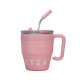 Термочашка Coffee & Tea з трубочкою рожева HP-14-23P Термочашка Coffee & Tea з трубочкою рожева HP-14-23P
