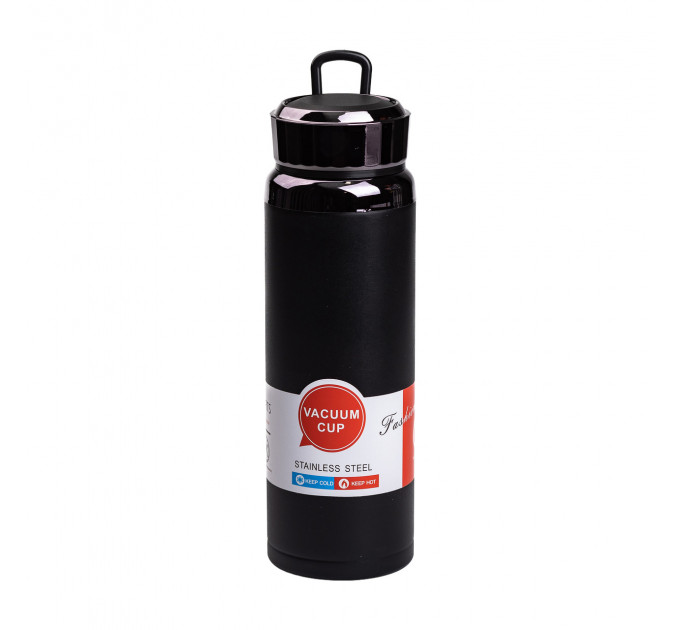 Термос Vacuum Sports 1 л з нержавіючої сталі чорний HP-14-29B