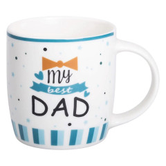 Чашка порцелянова з написами 450 (мл) My best dad RX-N240278MD