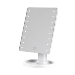Зеркало косметичне 21х16 см 16 LED Чорне HP-10-3AW Зеркало косметичне 21х16 см 16 LED Чорне HP-10-3AW