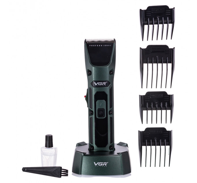 Машинка для стрижки професійна з 4 насадками VGR HP-V-696