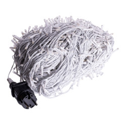 Гірлянда Різдвяна фея вулична 100 м 1000 LED білий провід Синій CF1000L100MWBL