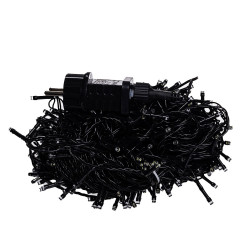 Гірлянда Різдвяна фея вулична 50 (м) 500 LED чорний провід Жовтий CF500L50MBY