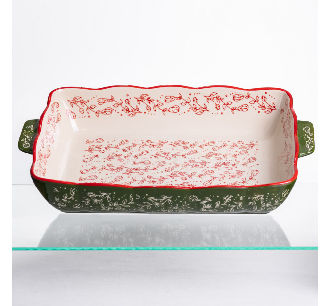 Форма для запікання та сервірування Vintage Прямокутна з ручками HM05-12