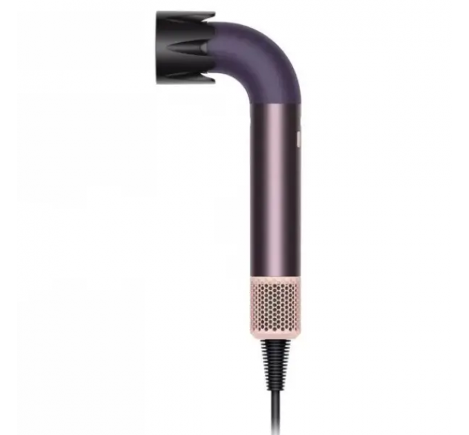 Фен стайлер Super Hairdryer мультистайлер 1600 Вт прилад для волосся з холодним гарячим повітрям 4 насадки Фіолетовий HP-3V