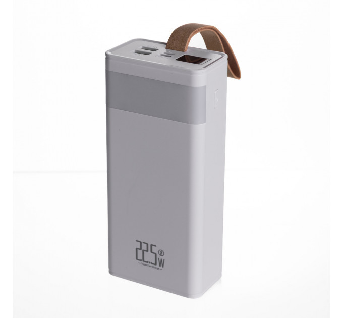 Повербанк 30000 mAh зі швидким заряджанням і ліхтариком 22.5 Вт powerbank заряджання для телефона ґаджетів Білий HP-N50