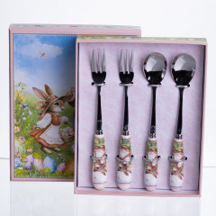 Набір столових приладів Rabbit Family 4 предмети на 2 особи HP-7323-12