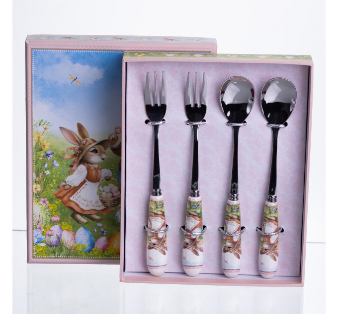 Набір столових приладів Rabbit Family 4 предмети на 2 особи HP-7323-12