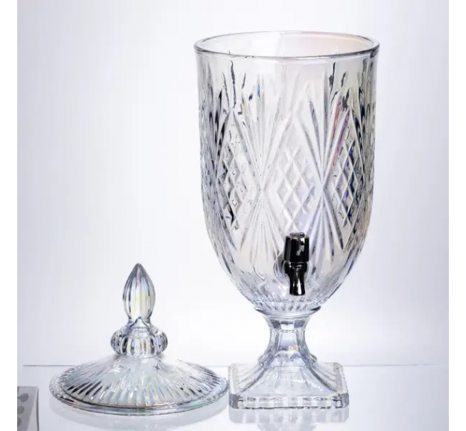Лимонадниця Crystal Trinity 5 літрів із краном для мохіто-соку напоїв HP-19-303