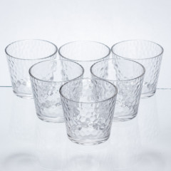 Набір склянок для напоїв Textured Tumbler 6 штук по 140 мл HP-17-17