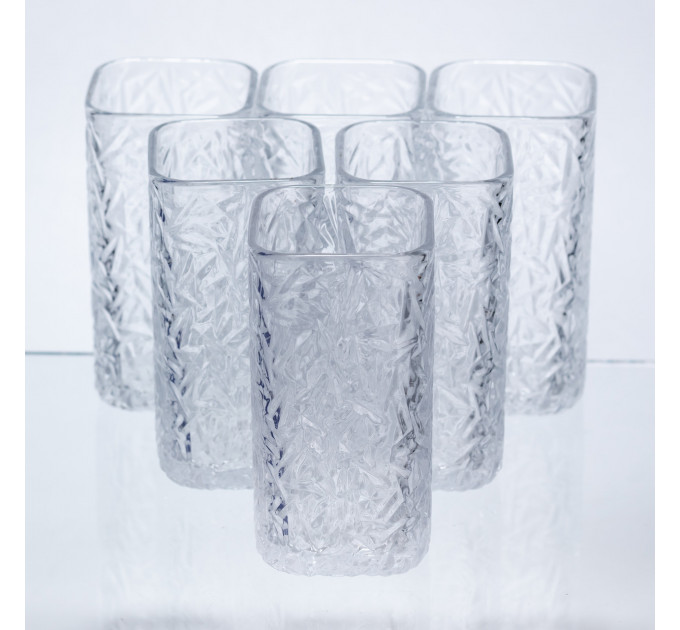 Набір склянок для напоїв Matrix Glass 6 штук по 245 мл HP-17-46