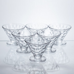 Набір креманок на ніжці Dessert Bowl 6 штук по 180 мл HP-17-53