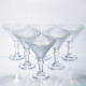 Набір келихів для мартіні Martini Glass 6 штук по 215 мл коктейльні HP-17-56