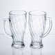Набір кухлів для пива Glass Mug скляних 2 штуки по 420 мл HP-17-59