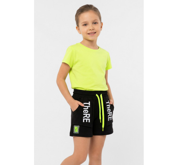 Шорти дитячі для дівчинки чорного кольору KIDS 976 134 Чорний (212502)