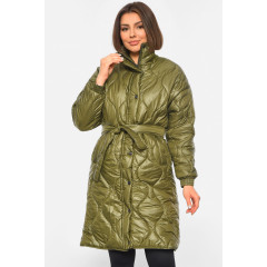 Куртка жіноча демісезонна кольору хакі Elegant 8857 1 Хакі (190843)