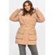 Куртка жіноча однотонна зимова кольору мокко Fashion VL23-106 S Мокко (207696)