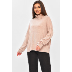Кофта жіноча однотонна бежевого кольору Fashion 219 48-50 Бежевий (203204)