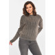 Светр жіночий однотонний сірого кольору Fashion 066 OneSize Сірий (212436) Светр жіночий однотонний сірого кольору Fashion 066 OneSize Сірий (212436)