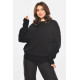 Светр жіночий в'язаний чорного кольору Fashion S/M Чорний (213667)