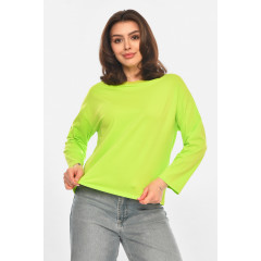 Кофта жіноча однотонна салатового кольору Fashion OneSize Салатовий (214257)