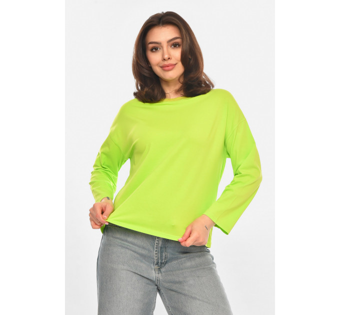 Кофта жіноча однотонна салатового кольору Fashion OneSize Салатовий (214257)