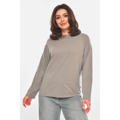 Кофта жіноча однотонна сірого кольору Fashion OneSize Сірий (214260)