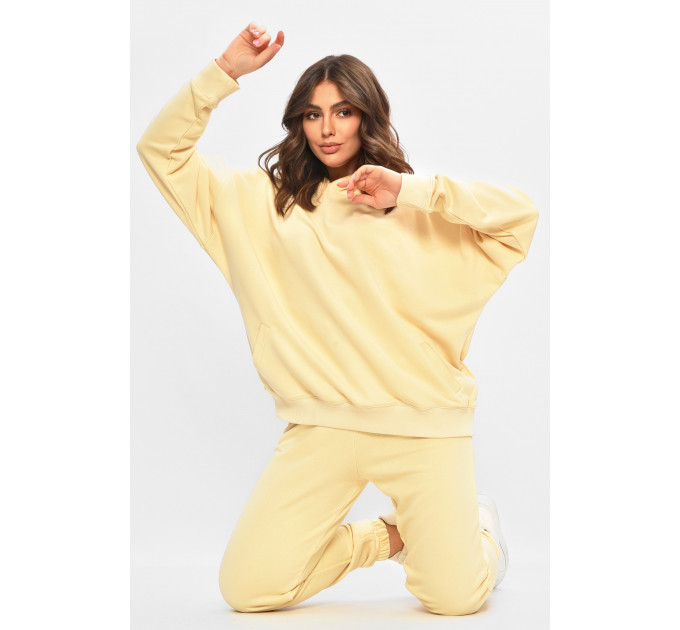 Спортивний костюм жіночий бежевого кольору Style S Бежевий (206855)