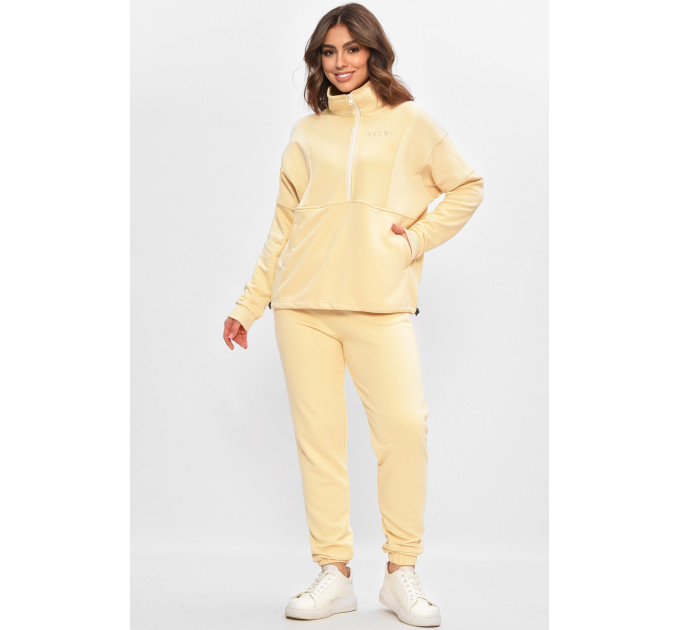 Спортивний костюм жіночий бежевого кольору Style S Бежевий (206856)