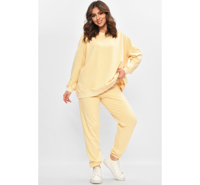 Спортивний костюм жіночий бежевого кольору Style S Бежевий (206859)