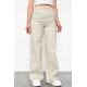 Штани жіночі світло-сірого кольору TRG 3422 L Світло-сірий (184379)