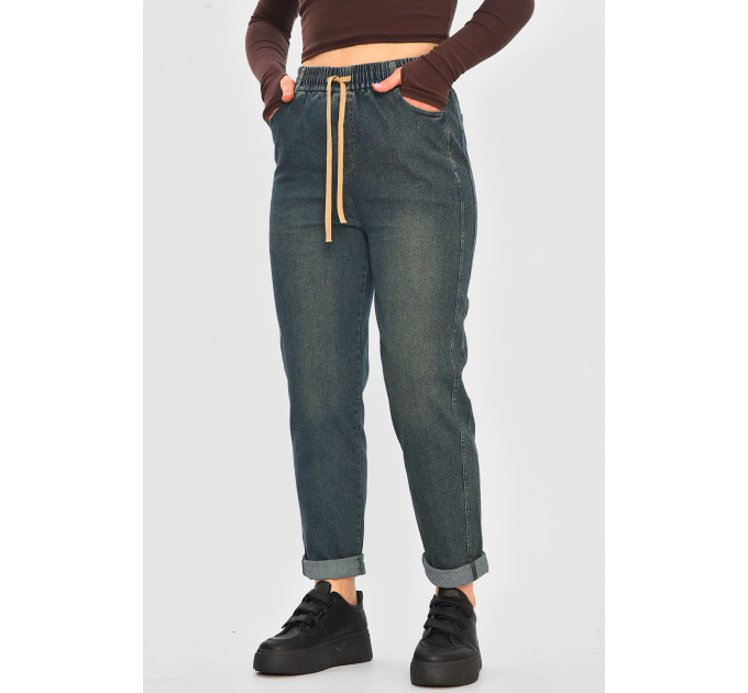 Джинси жіночі однотонні темно-синього кольору Fashion GN9134-1 2XL Темно синій (207359) Джинси жіночі однотонні темно-синього кольору Fashion GN9134-1 2XL Темно синій (207359)