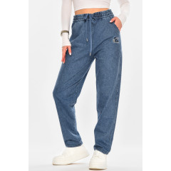 Джинси жіночі однотонні синього кольору Fashion TW25563 XL Синій (210338) Джинси жіночі однотонні синього кольору Fashion TW25563 XL Синій (210338)
